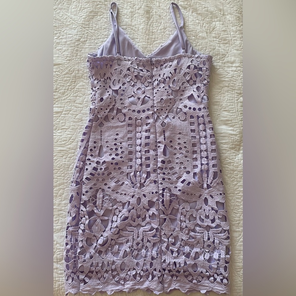 Purple Lulus mini dress in a size S. - Picture 3 of 4